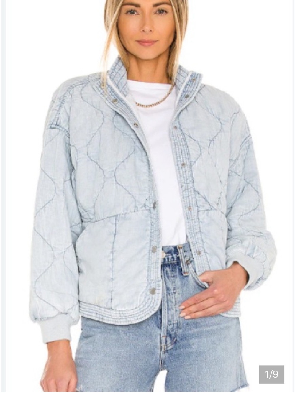 BlankNYC Cloth Look Denim Washed Jacket